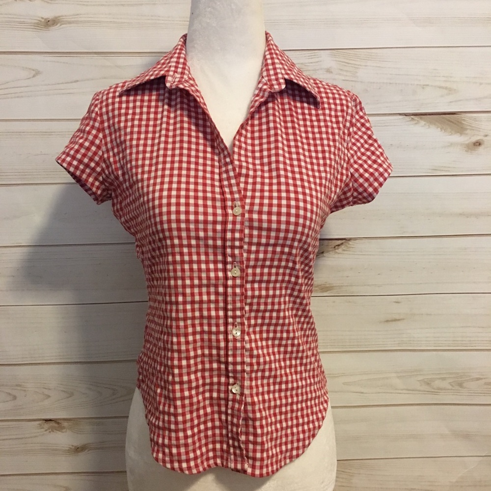 Zara plaided blouse